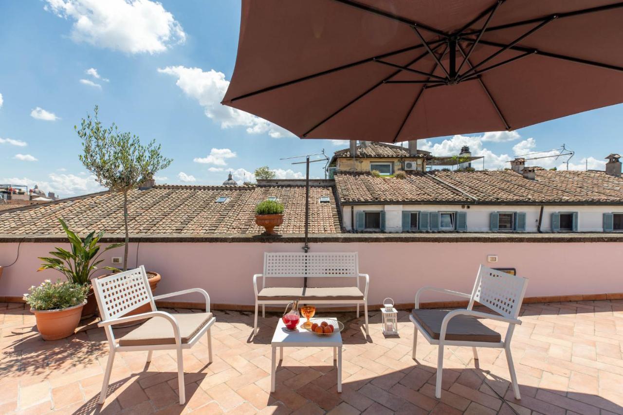 ローマIflat Penthouse In Campo De' Fioriアパートメント エクステリア 写真