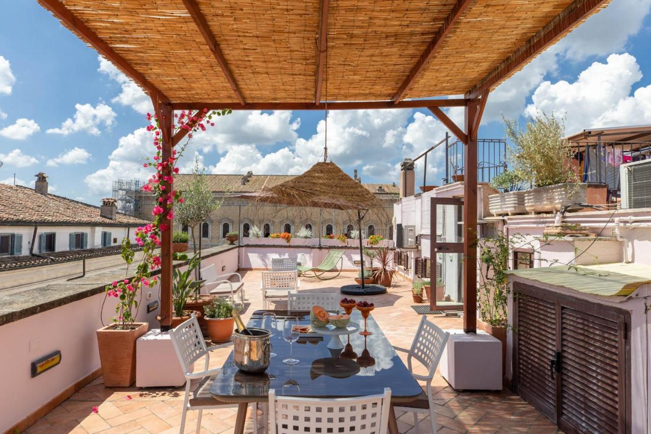 ローマIflat Penthouse In Campo De' Fioriアパートメント エクステリア 写真