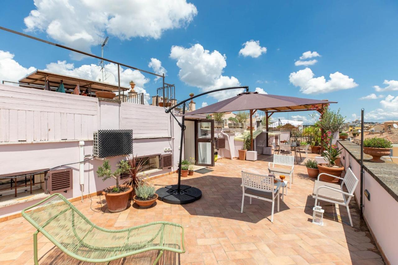 ローマIflat Penthouse In Campo De' Fioriアパートメント エクステリア 写真