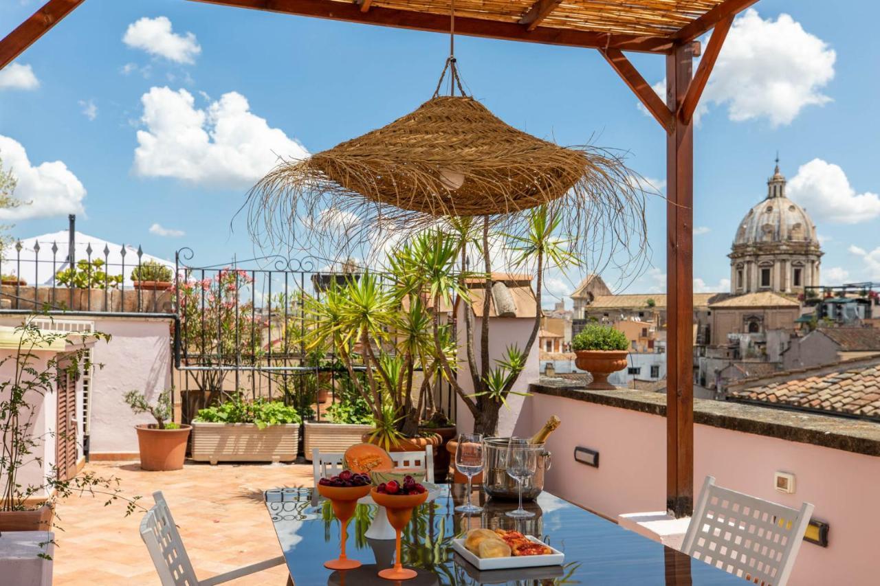 ローマIflat Penthouse In Campo De' Fioriアパートメント エクステリア 写真