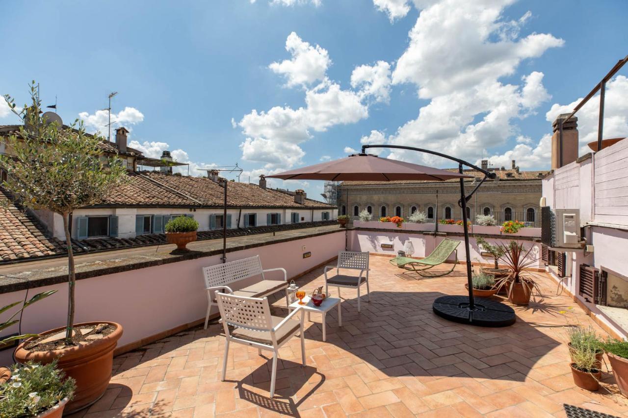 ローマIflat Penthouse In Campo De' Fioriアパートメント エクステリア 写真