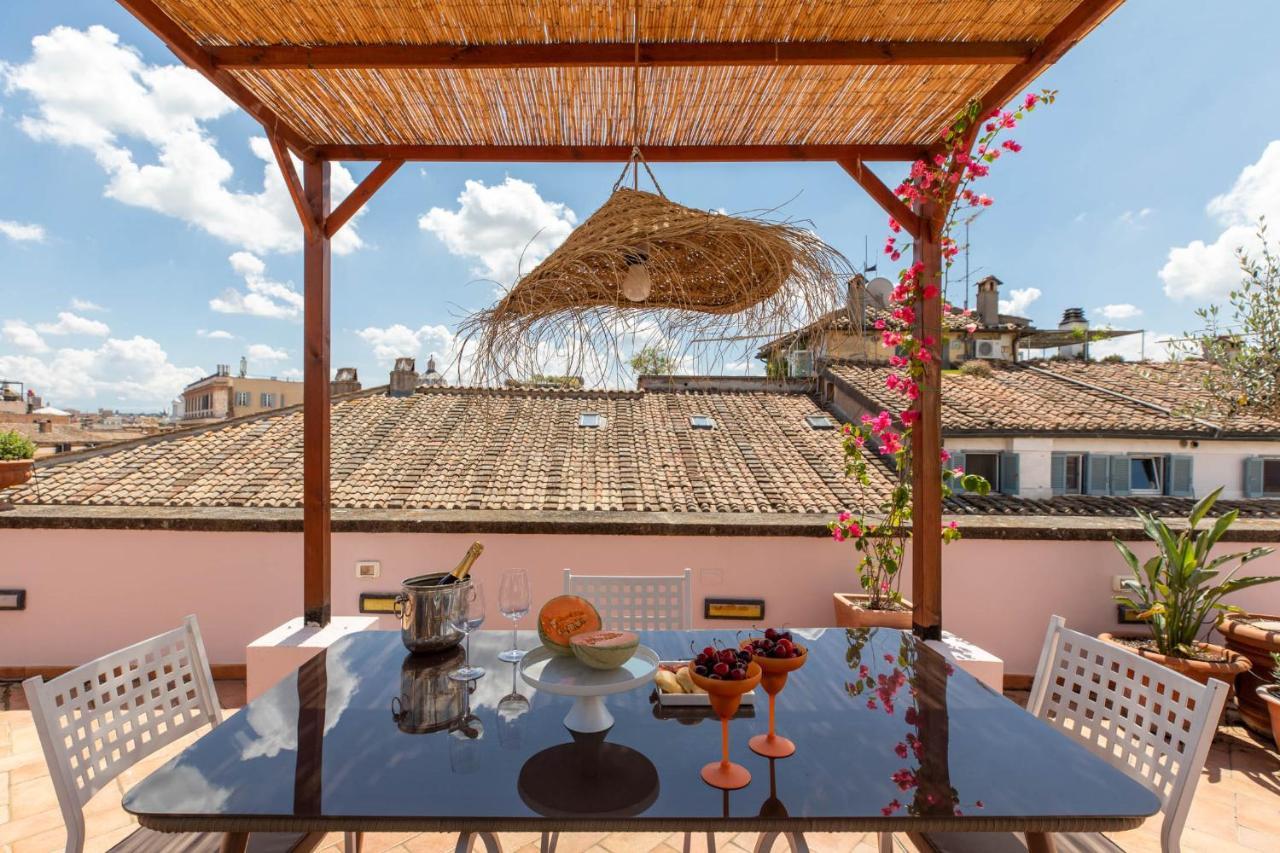 ローマIflat Penthouse In Campo De' Fioriアパートメント エクステリア 写真